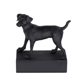 Hondenras beeldje Jack Russell Terriër zwart
