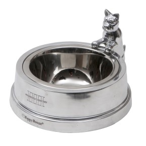Voederbak Aluminium HH Hond M 3D M - 17 cm