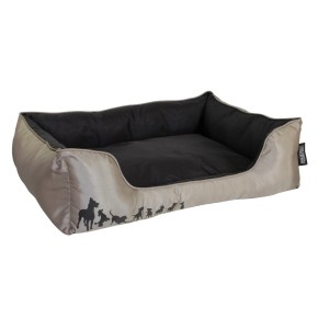 Mand rechthoekig Dog Lifestyle (L) Taupe / Zwart L - 95 x 75 x 27 cm