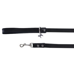 Lijn Zadelleer Luxe Zilver / Zwart