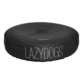 Aufblasbares Kissen Lazy Dog Rund (L) Schwarz Aufblasbares Kissen Lazy Dog Rund (L) Schwarz