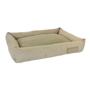 Basket rectangular Suede/Teddy Beige