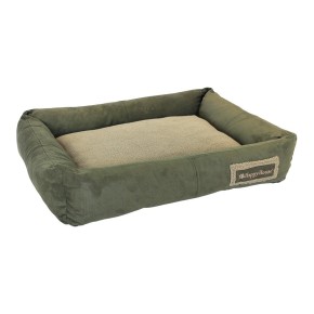 Basket rectangular Suede/Teddy Green