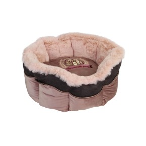 Basket round Cute Pets Pink