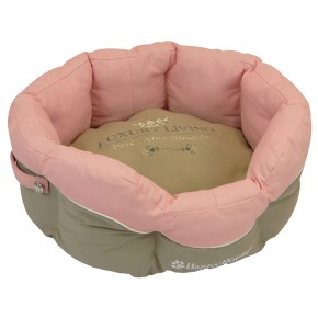 Basket round Luxury Living (S) Pink
