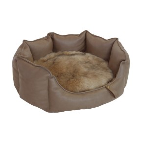 Basket round VIP (M) Taupe
