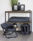 Cadre photo diptyque levrette noir