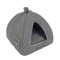 Cat House HH Chic Living Bouclé with fur Grey 40 x 40 x 48 cm Cat House HH Chic Living Bouclé with fur Grey 40 x 40 x 48 cm