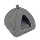 Cat House HH Chic Living Bouclé with fur Grey