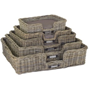 Classic Rattan Basket rectangular