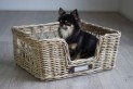classical dogbasket deluxe open braided rattan m rectangular luxury outdoor pillow