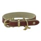 Collar Saddle leather Basic S Hazelnut