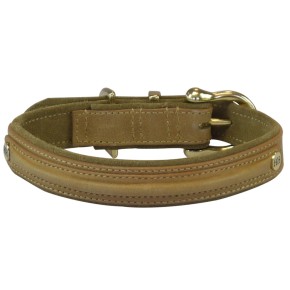 Collar Saddle leather Luxury Camel