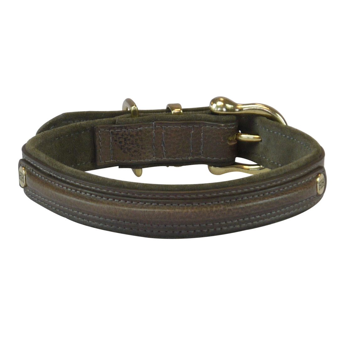 collar saddle leather luxury s brown