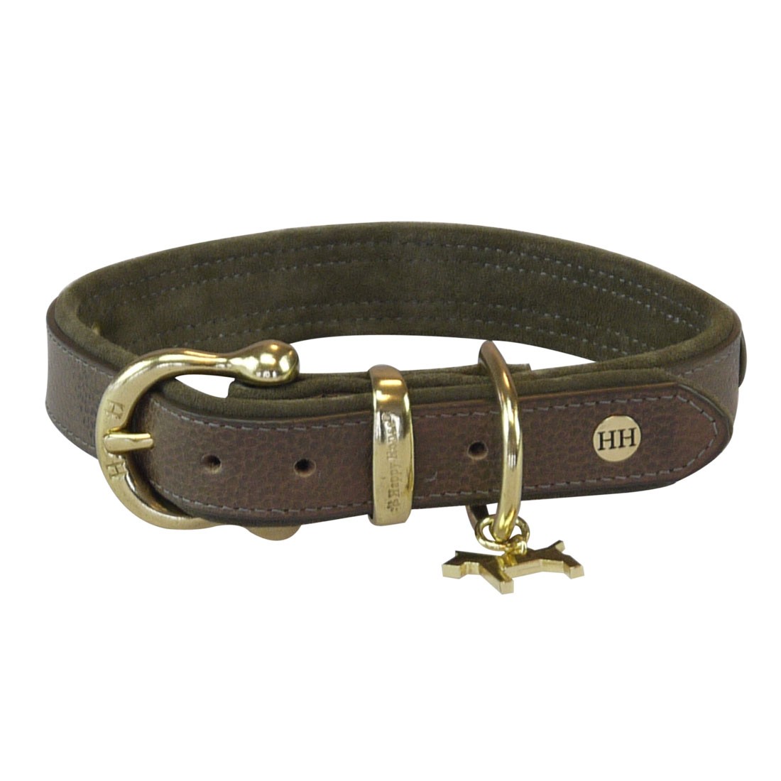 collar saddle leather luxury xxl brown