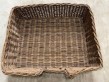 Corbeille classique en rotin XXL Rectangle B-Choix