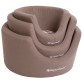 corbeille ronde canvas m taupe