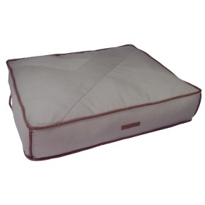 Coussin bloc Canvas Collection Luxe (XL) Taupe