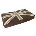 Coussin bloc Collection Drapeau Brun