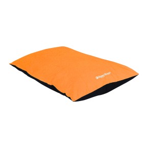 Coussin housse Velours côtelé (L) Orange