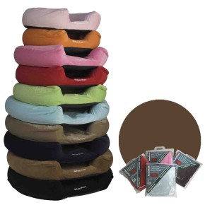Cover Basket round Ribcord (L) Dark Brown