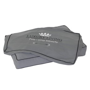 Cover Block pillow Luxury Living (M) Grey