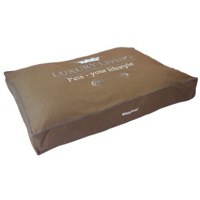 Cover Block pillow Luxury Living (S) Brown