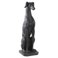 Decoration sitting Greyhound large (Black)