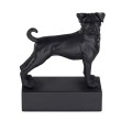 Dog breed sculpture Boxer black