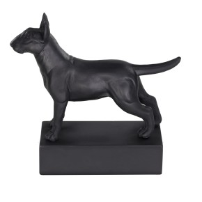 Dog breed sculpture Bull Terrier black