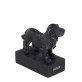 dog breed sculpture cocker spaniel black
