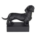 Dog breed sculpture Dachshund black Dog breed sculpture Dachshund black