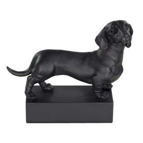 Dog breed sculpture Dachshund black Dog breed sculpture Dachshund black