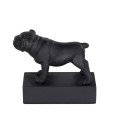 Dog breed sculpture English Bulldog black