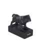 Dog breed sculpture English Bulldog black