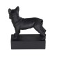 Dog breed sculpture French Bulldog black