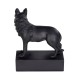 Dog breed sculpture German Shepherd black