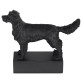 dog breed sculpture golden retriever black