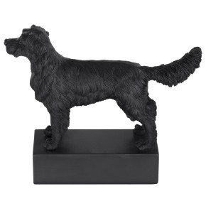 Dog breed sculpture Golden Retriever black Dog breed sculpture Golden Retriever black