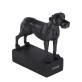 Dog breed sculpture Great Dane black