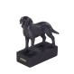 dog breed sculpture labrador black