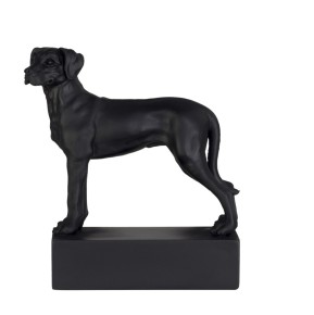 Dog breed sculpture Ridgeback black