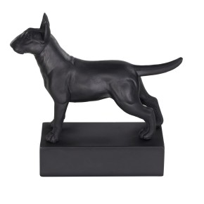 Figure de race de chien Bull Terrier noir