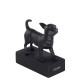 Figure de race de chien Chihuahua cheveux courts noir