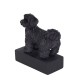 Figure de race de chien Shih Tzu noir