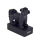 Figure de race de chien Shih Tzu noir