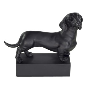 Figure de race de chien Teckel (Dachshund) noir Figure de race de chien Teckel (Dachshund) noir