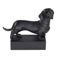 Figure de race de chien Teckel (Dachshund) noir Figure de race de chien Teckel (Dachshund) noir