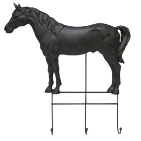 Haken Pferd 3 Haken Schwarz Haken Pferd 3 Haken Schwarz