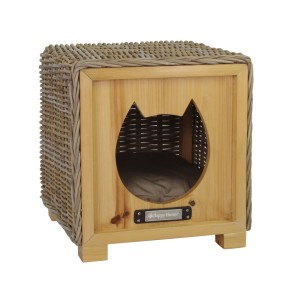 Hocker Rattan / Teak Finished (B-Choise) Hocker Rattan / Teak Finished (B-Choise)